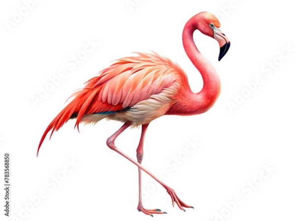 Fototapeta Standing flamingo