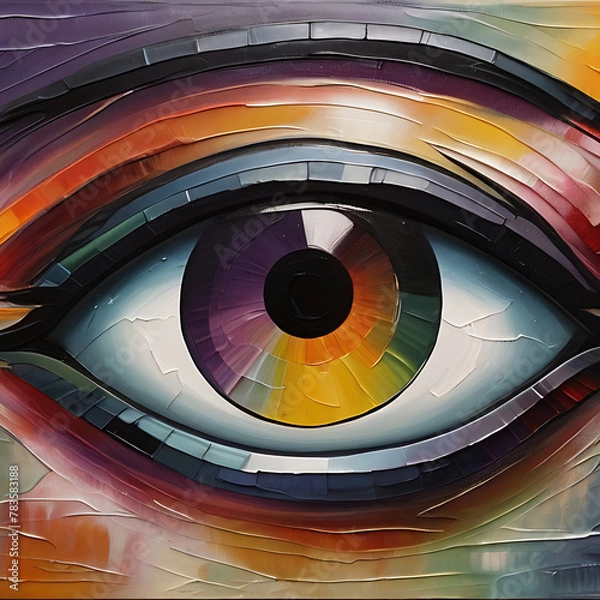 Obraz Conceptual abstract picture of the eye