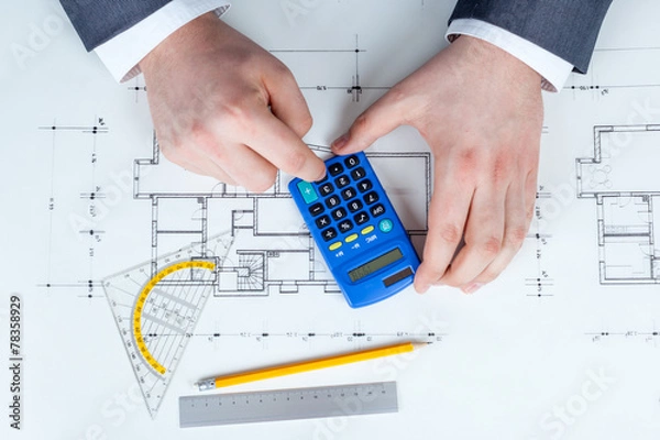 Fototapeta Taschenrechner 4