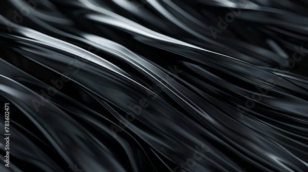 Fototapeta 波と流れをイメージした抽象的な背景素材