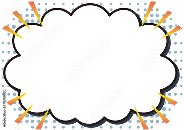 Obraz フレーム,吹き出し,お知らせ,メッセージ,注目,大事,広告,デザイン,チラシ,見出し,タイトル,枠,囲み枠,フキダシ,セリフ,会話,かわいい,素材,シンプル,ポイント,あしらい,囲み,飾り,飾り枠,装飾,マンガ,コミック,テキストボックス,パーツ,ポップ,デザイン素材,テキスト,小見出し,コラム,パンフレット,カタログ,グラフィック,おしゃれ