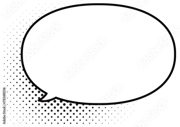 Fototapeta 吹き出しドット,フレーム,吹き出し,メッセージ,お知らせ,デザイン,チラシ,大切,注目,見出し,大事,タイトル,枠,囲み枠,フキダシ,セリフ,会話,かわいい,素材,シンプル,あしらい,囲み,飾り,飾り枠,マンガ,コミック,テキストボックス,ポップ,テキスト,コラム,パンフレット,カタログ,グラフィック,広告,案内,告知,目印,注意,カワイイ,強調,チェック,重要,おすすめ,ポイント要点,