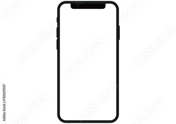 Obraz スマホ,スマートフォン,本体,アイコン,検索,携帯,ピクトグラム,電話,通信機器,sns,モバイル,インターネット,ネット,コンピューター,タッチパネル,ネットワーク,ビジネス,液晶,端末,モニター,メール,フレーム,イラスト,生活,ディスプレイ,通信中,シルエット,ベクター,モノクロ,クリック,タッチ,タップ,iphone,見せる,キャッシュレス,決済,電子マネー,素材,シンプル,デジタル,スク