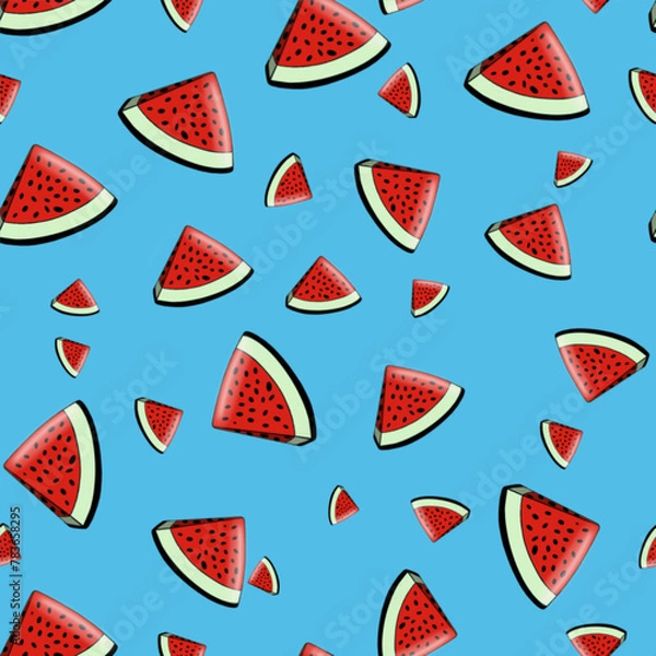 Obraz Water melon pattern png files