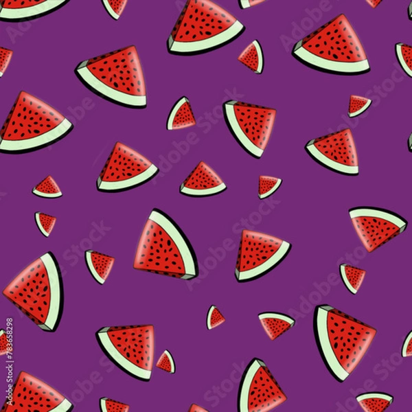 Obraz Water melon pattern png files