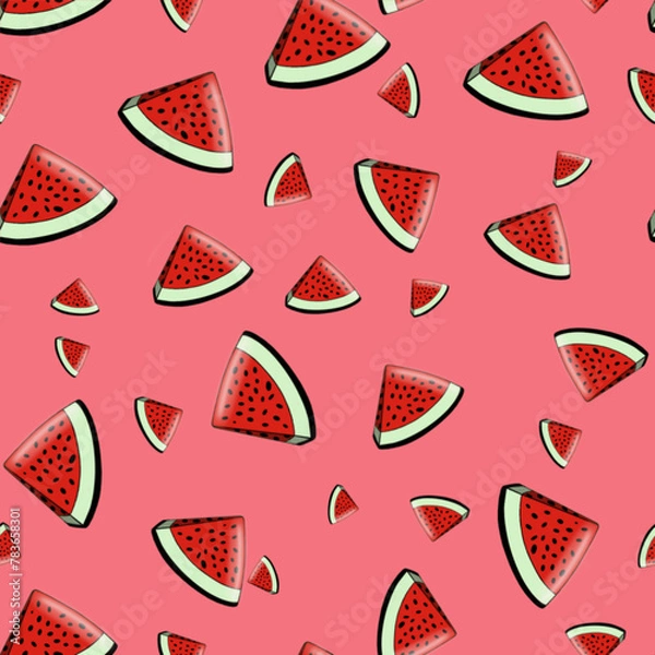 Obraz Water melon pattern png files