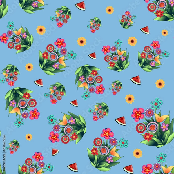Obraz Flowers pattern