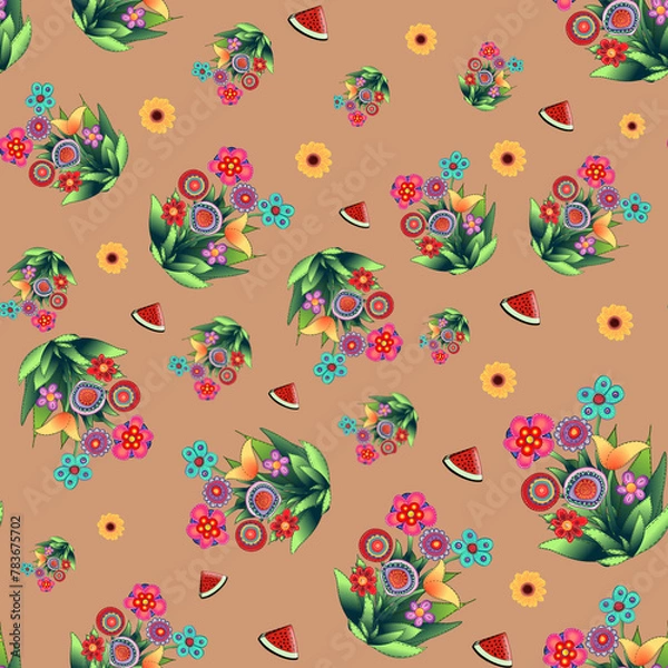 Obraz Flowers pattern