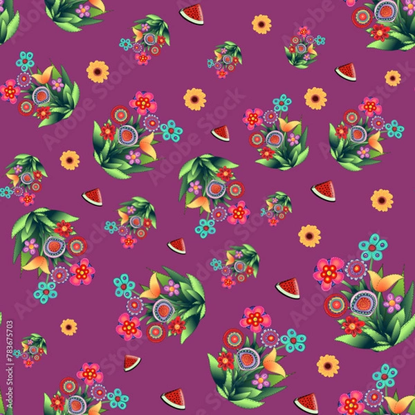 Obraz Flowers pattern