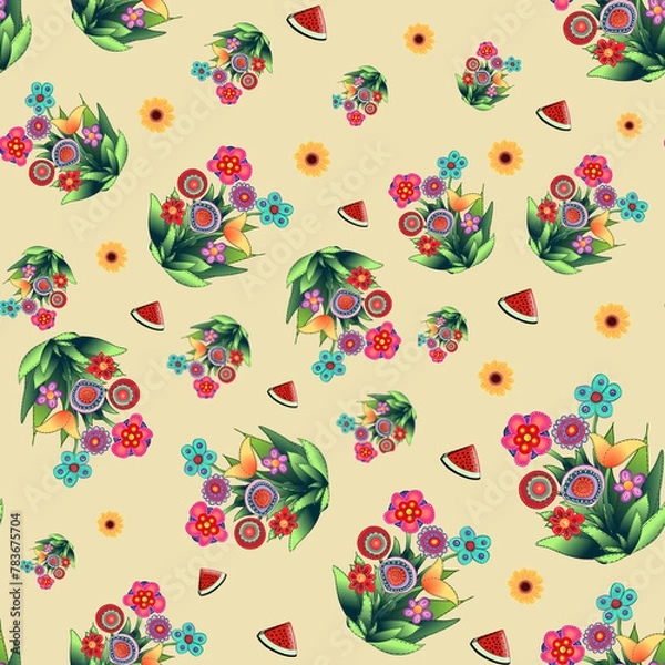 Obraz Flowers pattern