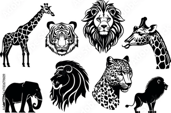 Obraz Safari animals bundle