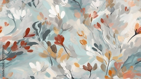 Fototapeta soft light abstract floral background wallpaper pattern