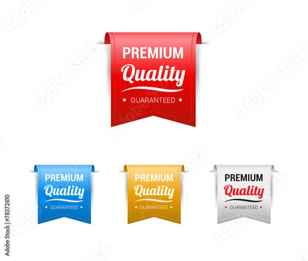 Obraz Etykiety jakości premium