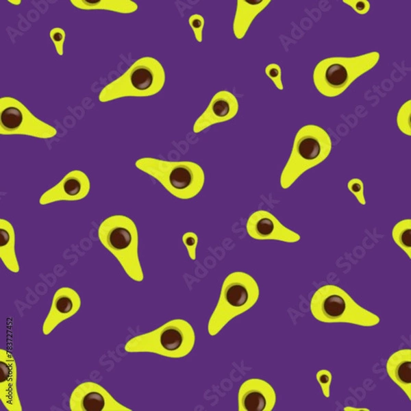 Obraz Avocado pattern png files 