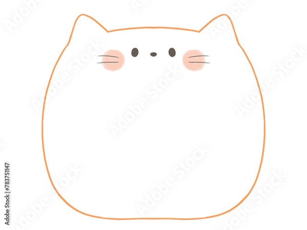 Obraz かわいい猫のフレーム