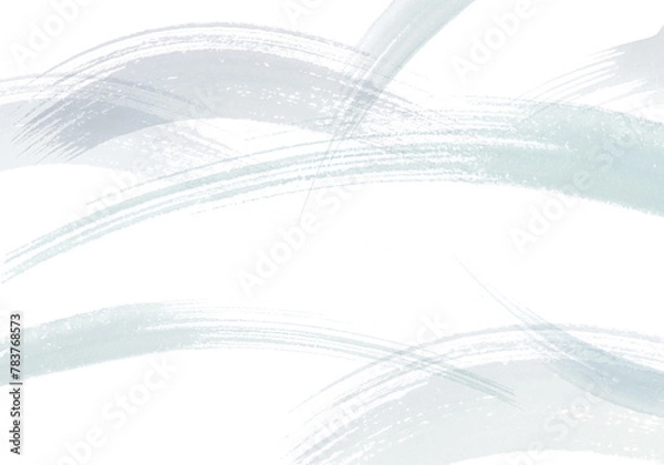 Obraz グレーの和風背景　喪中・自然イメージ