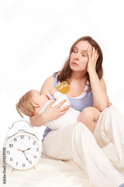 Obraz Mutter uebermuedet