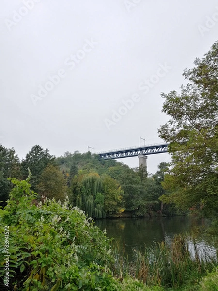 Obraz Znojmo railway bridge