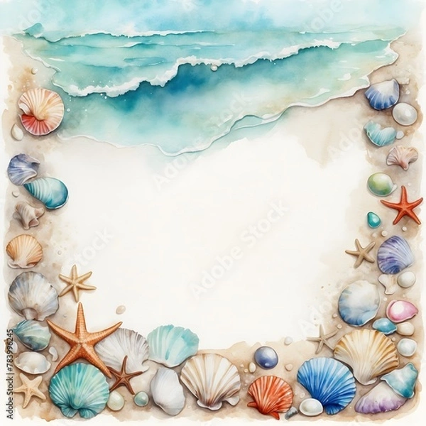 Obraz Aquarell Design Hintergrund Grafik Vorlage Wasserfarben
