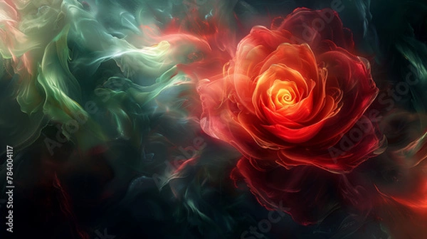 Obraz red rose petals