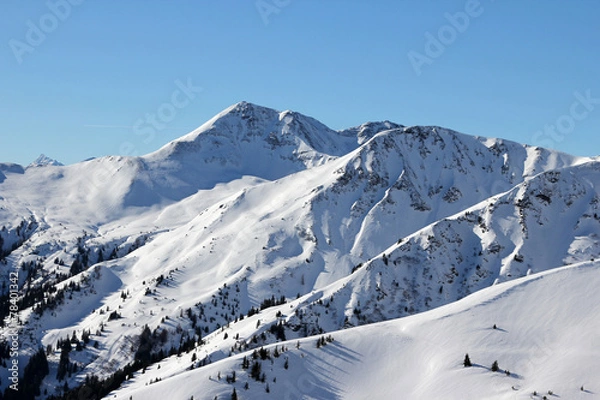 Obraz Ski Winterlandschaft Saalbach-Hinterglemm