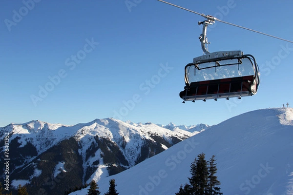 Obraz Ski Winterlandschaft Saalbach-Hinterglemm