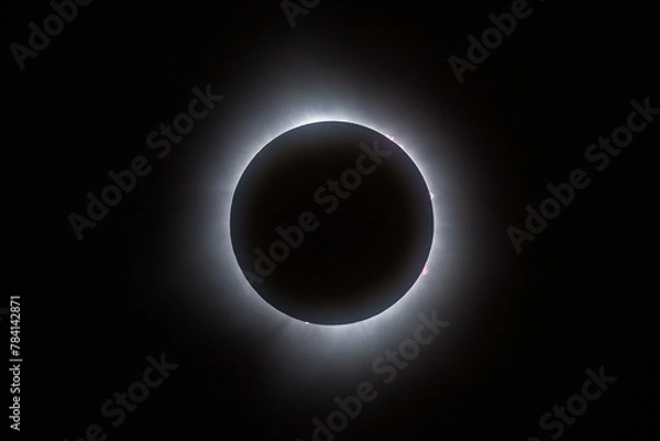 Fototapeta 2024 solar eclipse
