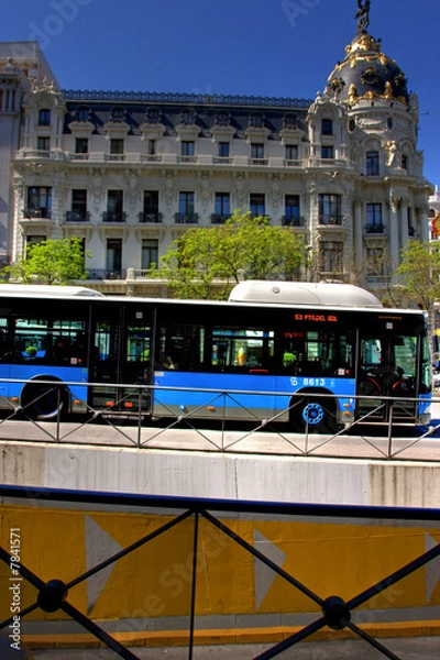 Obraz autobus madrid
