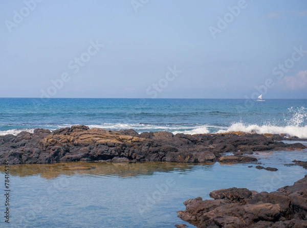 Fototapeta Hawaii sunrise sail