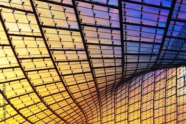 Obraz modern glass facade, abstract composition