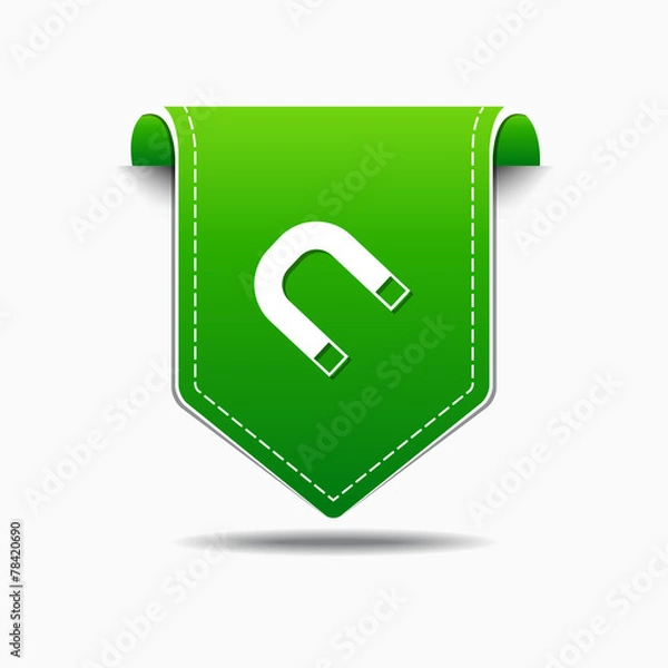 Obraz Magnet Green Vector Icon Design