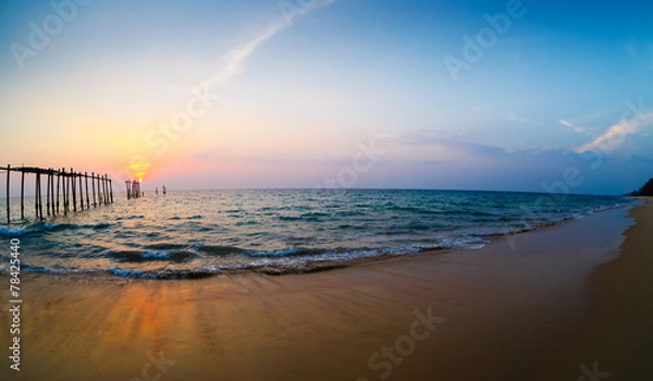 Obraz Decline on the seashore