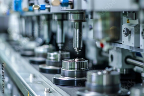 Fototapeta Machine gears texture for background