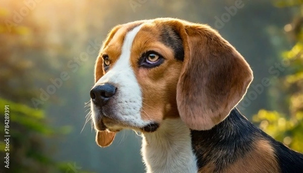 Obraz beagle dog portrait