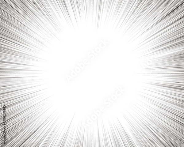 Obraz 集中線　背景素材01