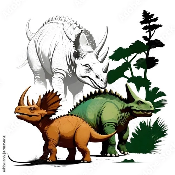 Fototapeta   Tyrannosaurus dinosaur 3d render   