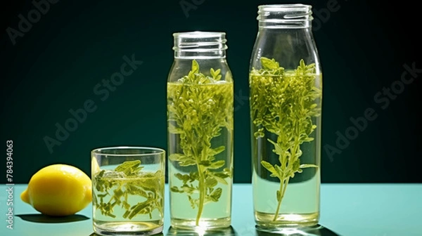 Obraz olive oil in a bottle  high definition(hd) photographic creative image
