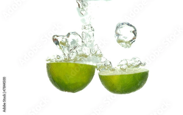 Fototapeta Lime splashing