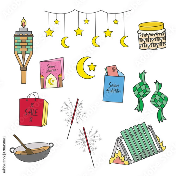 Obraz raya-hand-drawn