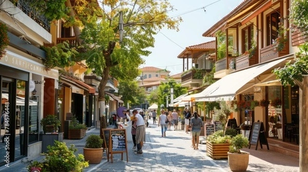 Obraz Open-Air Shopping District
