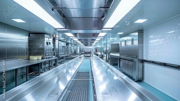 Obraz Food Processing and Packaging Plant