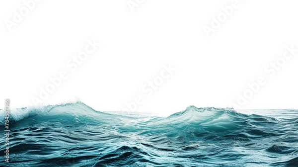 Obraz ocean wave on white background