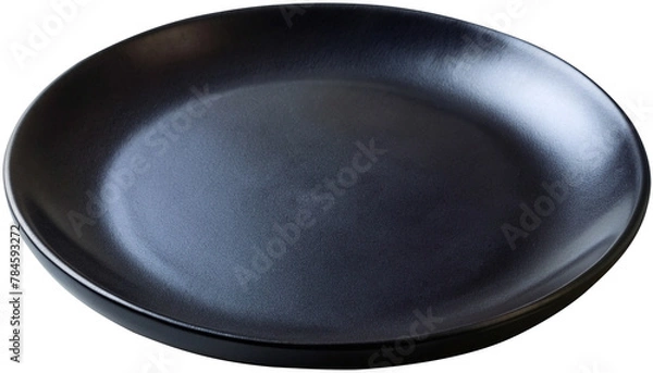 Obraz empty black plate
