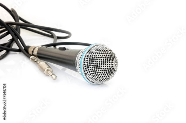 Obraz Microphone isolate