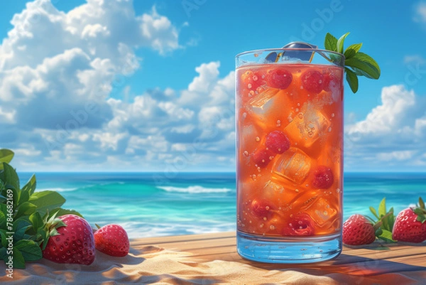 Fototapeta Summer cocktail