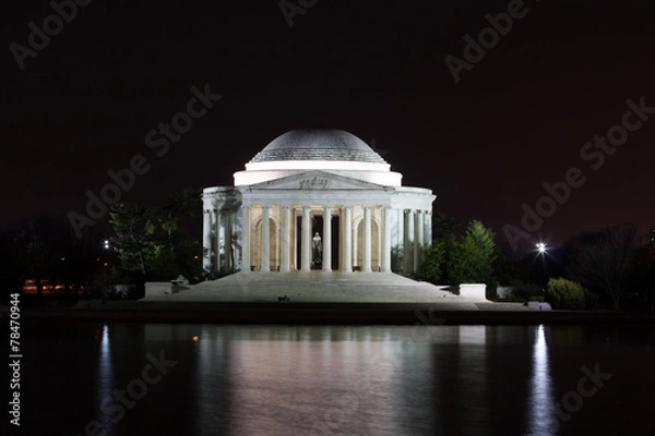 Obraz Jefferson Memorial at Night