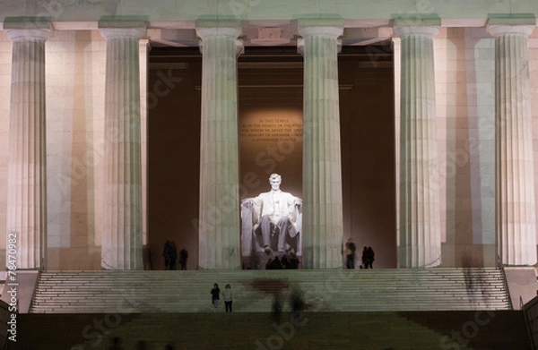 Obraz Lincoln Memorial at Night