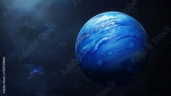 Fototapeta planet neptune generative ai