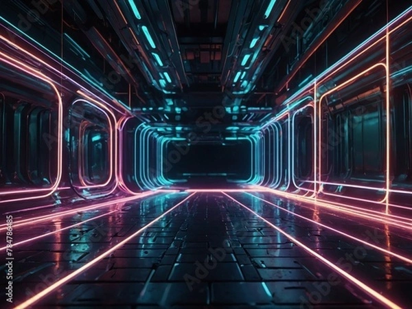 Fototapeta background technology