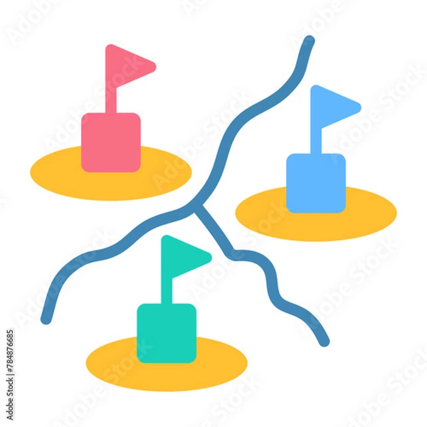 Fototapeta Boundary Icon